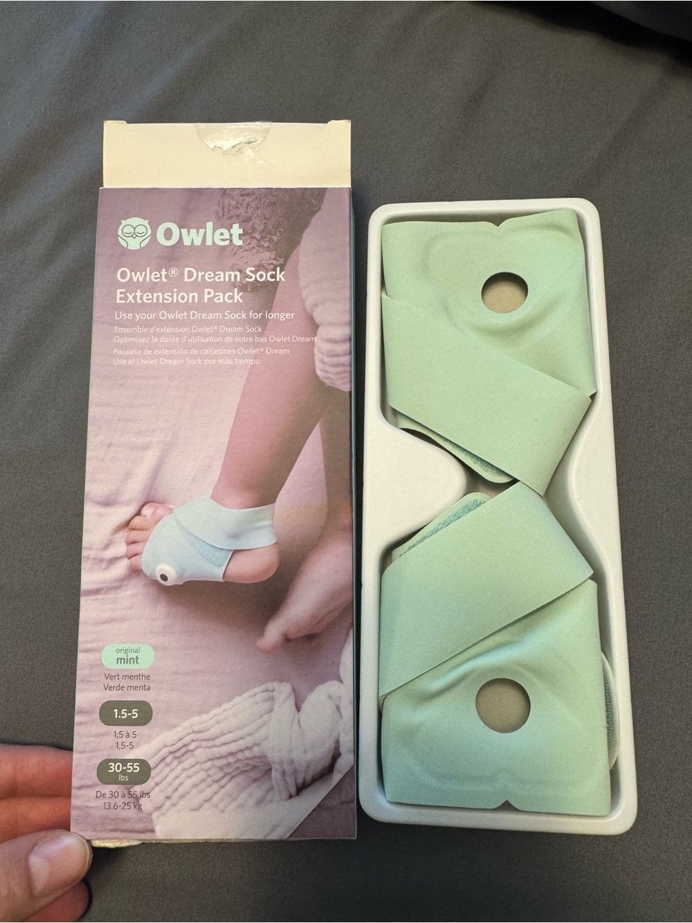 Owlet Dream Sock Extension Pack - Mint